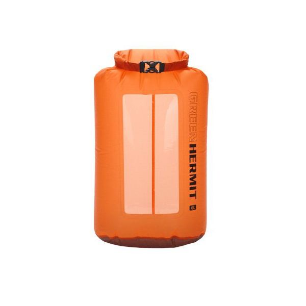 Гермомешок ультралегкий с окном Green-Hermit Visual Dry Sack 6л