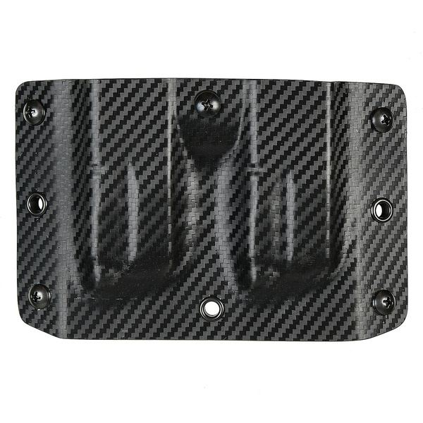 Подсумок из Kydex 5.45 Design black carbon, 2 магазина для Grand power T12