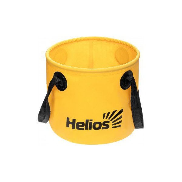 Ведро складное Helios ПВХ жёлтый, 15л
